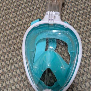 Full Face Snorkel Mask, Diving Mask Prem -size  L - used once
